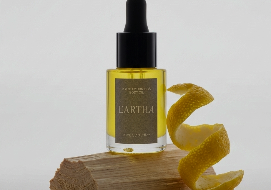 Introducing Kyoto Mornings: A Body Oil That Smells Like Light Through Trees